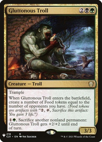 Gluttonous Troll - Commander 2021